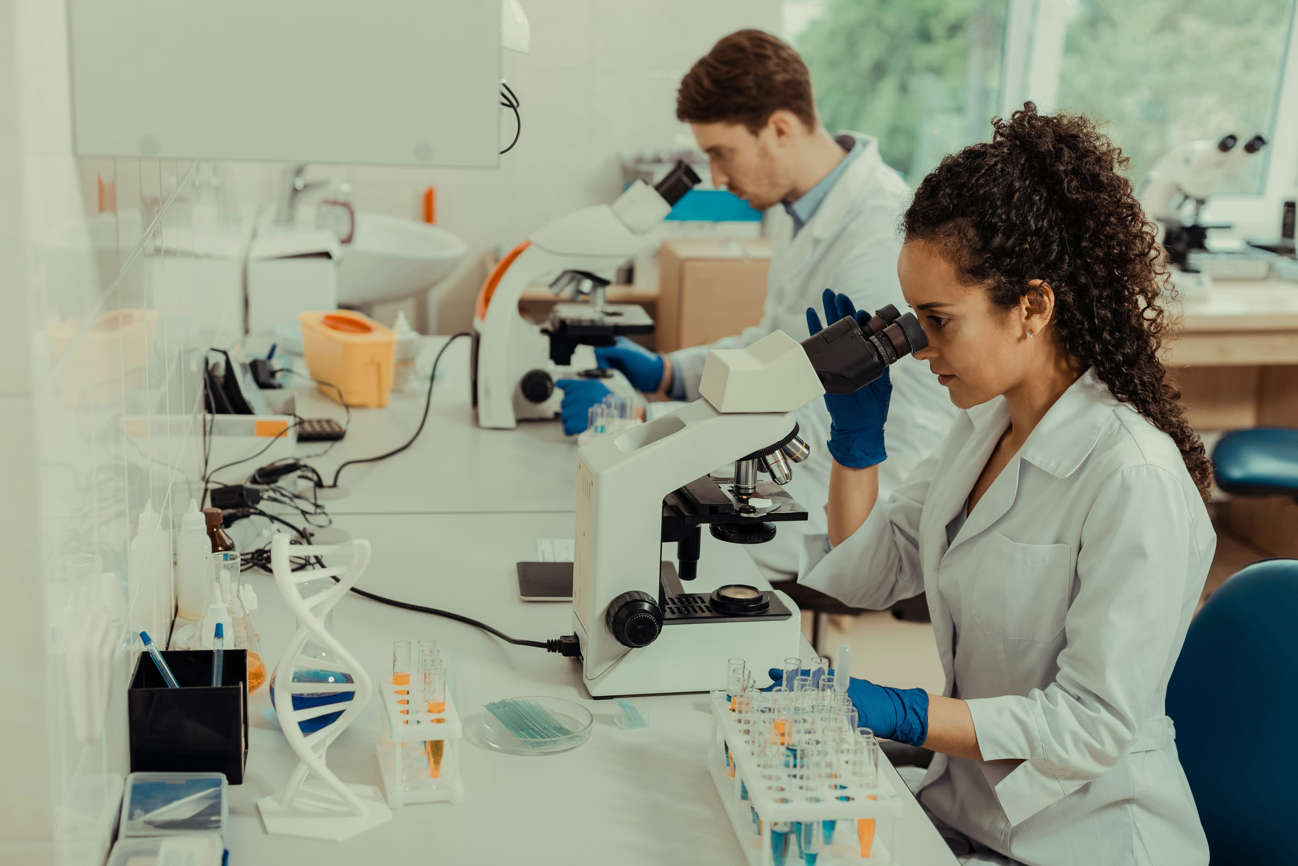 Research Lab Background
